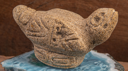 Taíno-Stück Nr. 515 mit zoomorpher Form